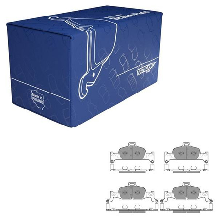 Bremsbeläge für Audi A4 B9 Allroad, Kombi, Limousine (2015-2024) - Tomex - TX 18-22 (Vorderachse)