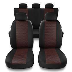Sitzbezüge Auto für Chevrolet Captiva I, II (2006-2019) - Autositzbezüge Universal Schonbezüge für Autositze - Auto-Dekor - Profi - rot