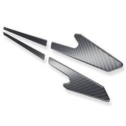 Zierleisten aus Stahl für BMW 3er F31 Touring (5 Türen) - (2012-2018) - Croni - Y - schwarz (Folie Carbon)