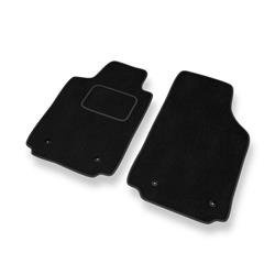 Fußmatten Auto für Audi A2 I 8Z (1999-2005) - Veloursmatten schwarze Automatten Autoteppiche - DGS Autodywan