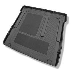 Kofferraumwanne für Peugeot Expert Tepee Van (2007-2016) - Kofferraummatte rutschfest Schutzmatt - Aristar - Standard - L2 (Löcher für Befestigungen der 3. Sitzreihe ausschneidbar)
