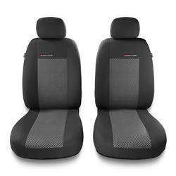 Sitzbezüge Auto für Ford Fiesta MK5, MK6, MK7, MK8 (1999-2019) - Vordersitze Autositzbezüge Set Universal Schonbezüge - Auto-Dekor - Elegance 1+1 - P-2