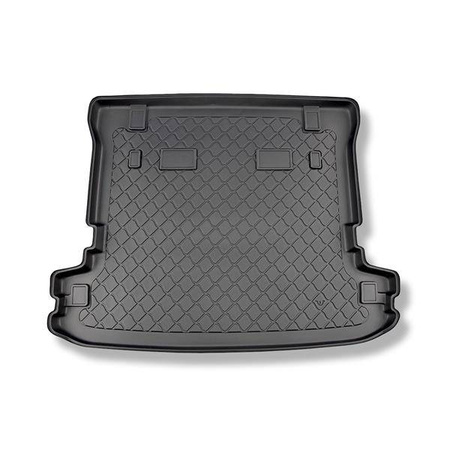 Kofferraumwanne für Mitsubishi Pajero IV Wagon SUV (04.2007-07.2015) - Kofferraummatte rutschfest Schutzmatt - Aristar - Guardliner - 5/7 Sitze (3. Reihe umgelegt); lange Version (Long)