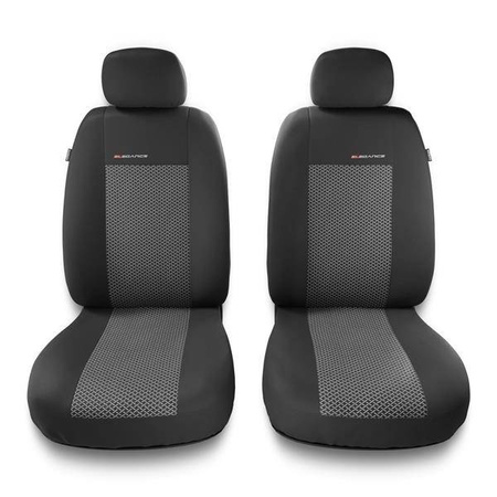 Sitzbezüge Auto für Daewoo Lanos (2004-2008) - Vordersitze Autositzbezüge Set Universal Schonbezüge - Auto-Dekor - Elegance 1+1 - P-2