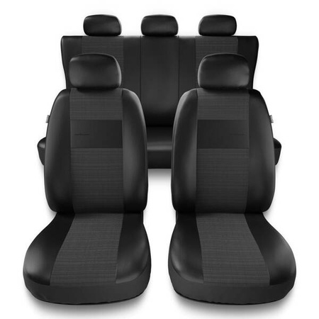 Sitzbezüge Auto für Ford Ecosport I, II (2004-2022) - Autositzbezüge Universal Schonbezüge für Autositze - Auto-Dekor - Exclusive - E4