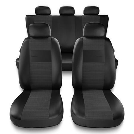 Sitzbezüge Auto für Chevrolet Spark I, II (2005-2019) - Autositzbezüge Universal Schonbezüge für Autositze - Auto-Dekor - Exclusive - E4