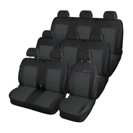 Maßgeschneiderte Sitzbezüge für Toyota ProAce II Van (2016-....) 9 Sitzer) - Autositzbezüge Schonbezüge für Autositze - Auto-Dekor - Elegance - P-1