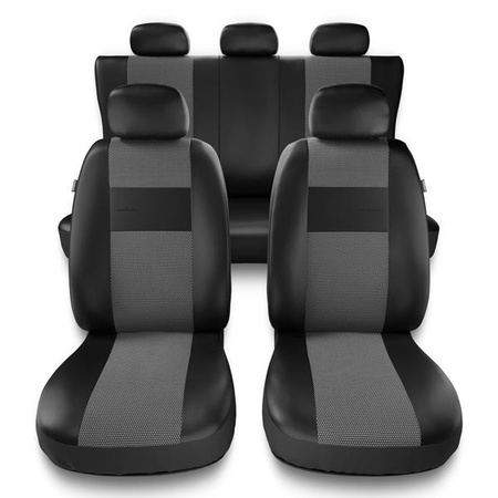 Sitzbezüge Auto für Fiat Stilo (2001-2007) - Autositzbezüge Universal Schonbezüge für Autositze - Auto-Dekor - Exclusive - E2