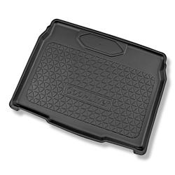 Kofferraumwanne für Peugeot 2008 II SUV (01.2020-....) - Kofferraummatte rutschfest Schutzmatt - Aristar - Cool Liner - vertiefte Ladeflaeche; unter / ohne Varioboden (mit und ohne Subwoofer)