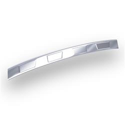 Hintere Stoßstangenleiste aus Stahl für Opel Corsa F Hatchback (5 Türen) - (2019-....) - Croni - 4 Trapez - silber (Satin)